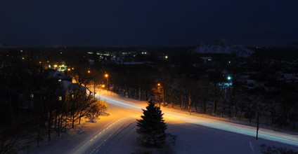 Перекресток улиц Центральная и Дружбы